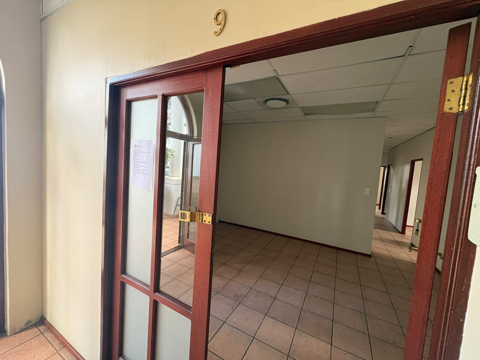 Entrance to Suite 9, Building III, Visiomed Office Park